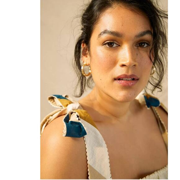 New Anthropologie Let Me Be Zuri Cropped Tie Strap Cami  $118 PLUS 16W - Picture 3 of 5